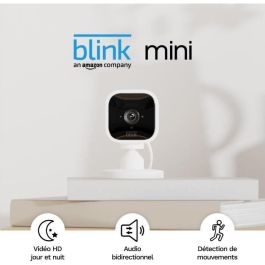 Blink BLI1712586162258 Sistema de Minicámara Home Security de 1 Cámara, Color Blanco