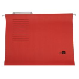Carpeta Colgante Liderpapel Folio Roja 10 unidades
