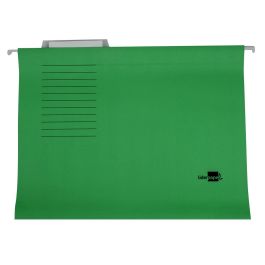 Carpeta Colgante Liderpapel Folio Verde 10 unidades