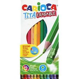 Carioca Lápices De Colores Tita Con Goma Estuche 12 Ud Surtidos Precio: 1.9499997. SKU: B1DD5PBJYB