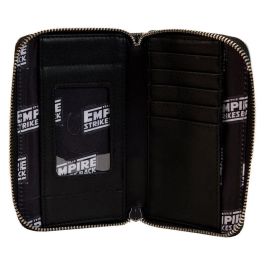 Loungefly Cartera con Cremallera Star Wars El Imperio Contraataca Final Frames Piel Vegana 15x9,3cm