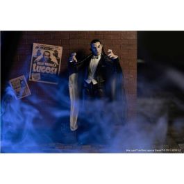 JADA TOYS Figura Bela Lugosi Drácula 15cm con Manos, Cabeza Intercambiables y Capa, 20 Puntos Articulados