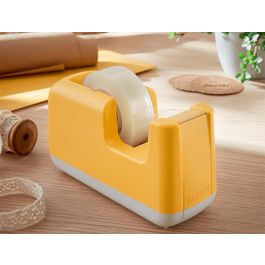 Portarrollo Sobremesa Leitz Cosy Plastico Para Cintas 33 Mt Color Amarillo