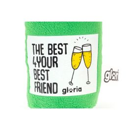 Gloria Champcane Mini Peluche para Perros Forma Botella Champán Verde