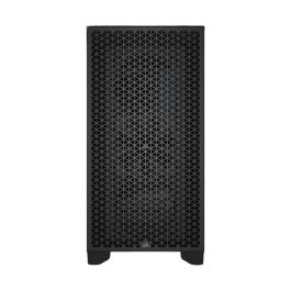 Corsair CC-9011251-WW 3000D Torre Media ATX, Panel de Vidrio Templado Negro con Iluminación RGB Multicolor, para Juegos y Montaje de PC