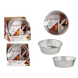 Set 2 Bandejas Aluminio Redondas Kinvara 25x25x8 cm - Apto Horno (24 Unidades) Precio: 31.78999967. SKU: S3606019
