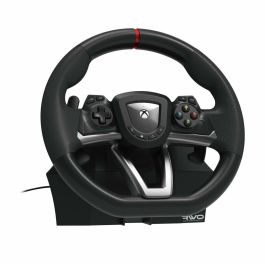Hori HOR0810050910187 Volante de carreras Overdrive, incluye Pedales, compatible con PC y Xbox, Negro