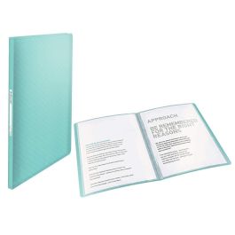 Carpeta Esselte Escaparate Colour Ice 40 Fundas Polipropileno Din A4 Color Azul 4 unidades