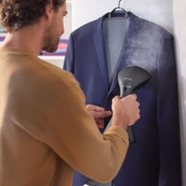 Philips GC800/80 Vaporera de Ropa, Cocción al Vapor Horizontal o Vertical, Depósito de Agua 230ml, Tecnología De-Calc