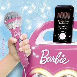 Lisciani LIS8008324104475 Altavoz Bluetooth para Música y Karaoke con Barbie
