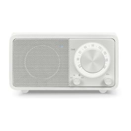 Sangean WR-7 - Radio Portátil Bluetooth, FM, Blanco Mate, Resistencia 4 Ohm, Altavoz de 1.27 cm, Batería Recargable de Litio 2600 mAh y 36h de Autonomía Precio: 106.69000034. SKU: B182GFZNNY