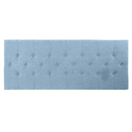 DKD Home Decor Cabecero Cama Scandi Blanco. Ancho 160 cm, Alto 65 cm, Largo 7 cm. Fabricado en Poliéster y Rubberwood.