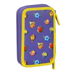 Plumier Doble SuperThings Guardians of Kazoom Amarillo Morado (28 piezas) Plumier Doble SuperThings Guardians of Kazoom Amarillo Morado (28 piezas)