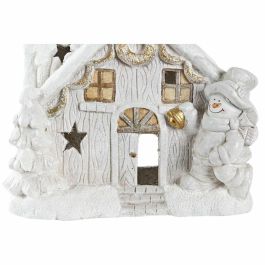 Casa Navidad Moderna DKD Home Decor Blanco 21 x 45 x 38 cm (2 Unidades) Casa Navidad Moderna DKD Home Decor Blanco 21 x 45 x 38 cm (2 Unidades)