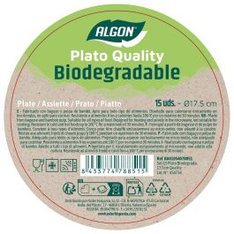 Inde Set de 15 Platos Biodegradables Quali Algon 17.5 cm (24 Unidades) Inde Set de 15 Platos Biodegradables Quali Algon 17.5 cm (24 Unidades)
