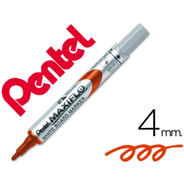 Pentel MWL-5S Marcador Pizarra Blanca Maxiflo Rojo Caja 12 Unidades Precio: 20.89000023. SKU: S8414978