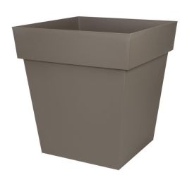 Maceta cuadrada Toscana EDA - 50 cm - 87 L - Taupe Maceta cuadrada Toscana EDA - 50 cm - 87 L - Taupe