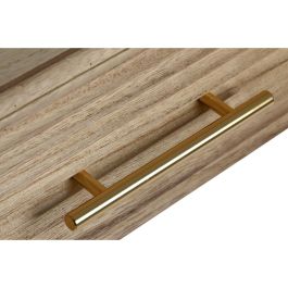 Consola Scandi DKD Home Decor Marron Claro Dorado 40 x 76 x 100 cm Consola Scandi DKD Home Decor Marron Claro Dorado 40 x 76 x 100 cm