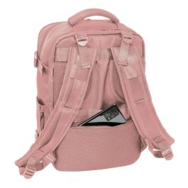 Safta Mochila de Viaje Cabina para Portátil 15,6'' Rosa 29x44x19 cm