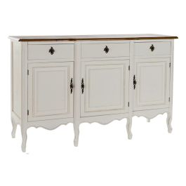 Buffet Tradicional DKD Home Decor Blanco Marron Oscuro 45 x 90 x 140 cm