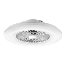 Muvit Io Wifi Lámpara Techo LED con Ventilador 40W, Control por App, Compatible con Alexa, Google Home y Siri