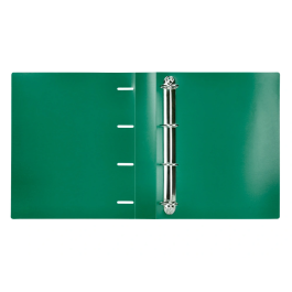 Liderpapel Carpeta 4 Anillas 40 mm Polipropileno DIN A4 Verde Translucido