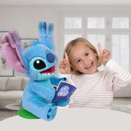 Muñeco stitch cuenta cuentos 25 cm con luces y sonidos, tiene 4 historias y 4 canciones ¡mueve su cuerpo y boca mientas habla o canta!