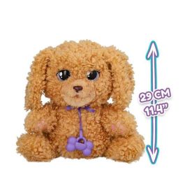 Peluche cachorro baby paw labrador interactivo con más de 15 sonidos y reacciones y 7 funciones ¡su barriguita se mueve cuando respira! 20x29x13 cm