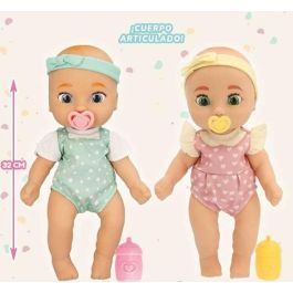 Muñeca be loved babies 38 cm ¡con un acabado que hace que parezcan de verdad! incluyen ropa, diadema, chupete y biberón - modelos surtidos