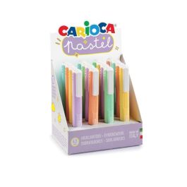 Carioca Marcador pastel punta biselada colores - expositor de 16 Precio: 9.9499994. SKU: B16GYY86SH