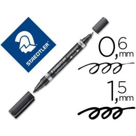 Rotulador permanente Staedtler Lumocolor 348-9 Negro (10 Unidades) Precio: 20.69000054. SKU: S8422893