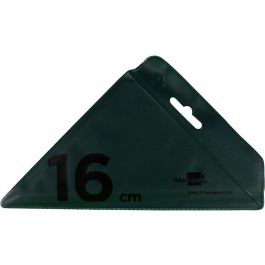 Escuadra Liderpapel 16 cm Acrilico Verde 10 unidades