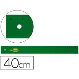 Regla Liderpapel 40 cm Acrilico Verde