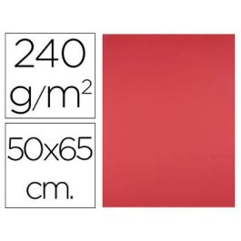 Cartulina Liderpapel 50x65 cm 240 gr-M2 Rojo 125 unidades