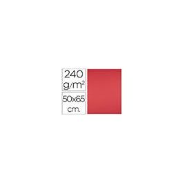 Cartulina Liderpapel 50x65 cm 240 gr-M2 Rojo 125 unidades