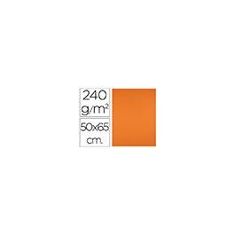 Cartulina Liderpapel 50x65 cm 240 gr-M2 Naranja 125 unidades