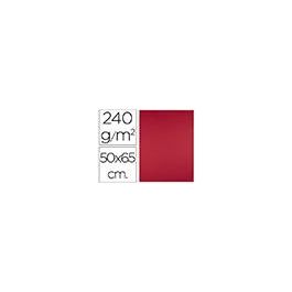 Cartulina Liderpapel 50x65 cm 240 gr-M2 Rojo Navidad 125 unidades