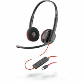 Poly USB-A, Head-band, Black/Red Precio: 82.99000017. SKU: S55094609