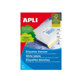 Etiquetas adhesivas Apli 01283 100 Hojas 38 x 21,2 mm Blanco