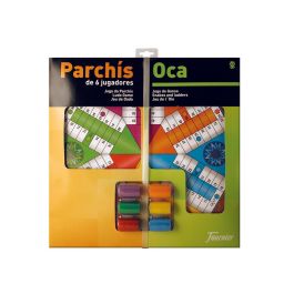 Parchis Con Oca Tablero Grande 6 Jugadores 41x40x4,7 cm