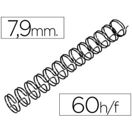 Espiral Wire 3:1 7,9 mm N.5 Negro Capacidad 60 Hojas Caja De 100 Unidades Precio: 25.4999998. SKU: B162GAA9F2