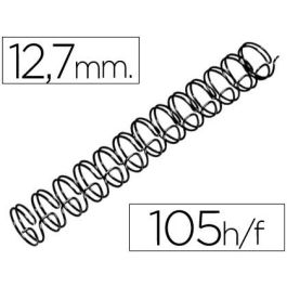 Espiral Wire 3:1 12,7 mm N.8 Negro Capacidad 105 Hojas Caja De 100 Unidades Precio: 22.68999986. SKU: B19C34YE8R