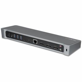 Hub USB Startech DK30CH2DEPUE Negro Negro/Plateado Plateado 100 W