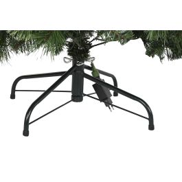 DKD Home Decor Árbol de Navidad Tradicional Red Forest Verde 150leds 80 x 120 x 80 cm