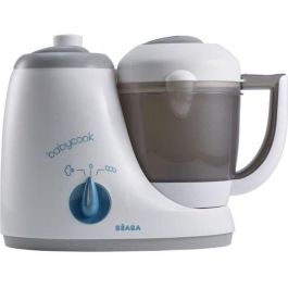 BEABA Procesador de comida para bebés 4 en 1 - Babycook Original gris / azul