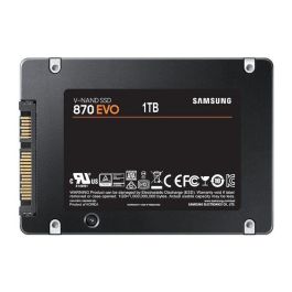 Samsung SSD 870 EVO 1TB (1000 GB) 2.5" SATA III Velocidad Lectura 560 MB/s Escritura 530 MB/s Negro MZ-77E1T0B/EU