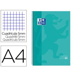 Bloc Espiral Oxford Tapa Extradura Microperforado Din A4 80 Hojas Cuadros 5 mm Color Menta Hielo Precio: 4.99849064. SKU: B1FASVMYDE