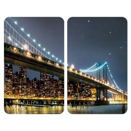 Wenko 2521320100 Placas cobertoras de vidrio Brooklyn Bridge 30 x 52 cm, 2 uds, Vidrio Templado 4mm, Universal Precio: 34.68999941. SKU: B1B78D34FB