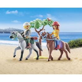 PLAYMOBIL 71470 Amélia y Ben con caballos