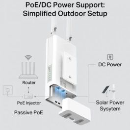 TP-Link TL-MR100-OUTDOOR Router Inalámbrico 4G Banda Única (2.4 GHz) Ethernet Rápido Blanco